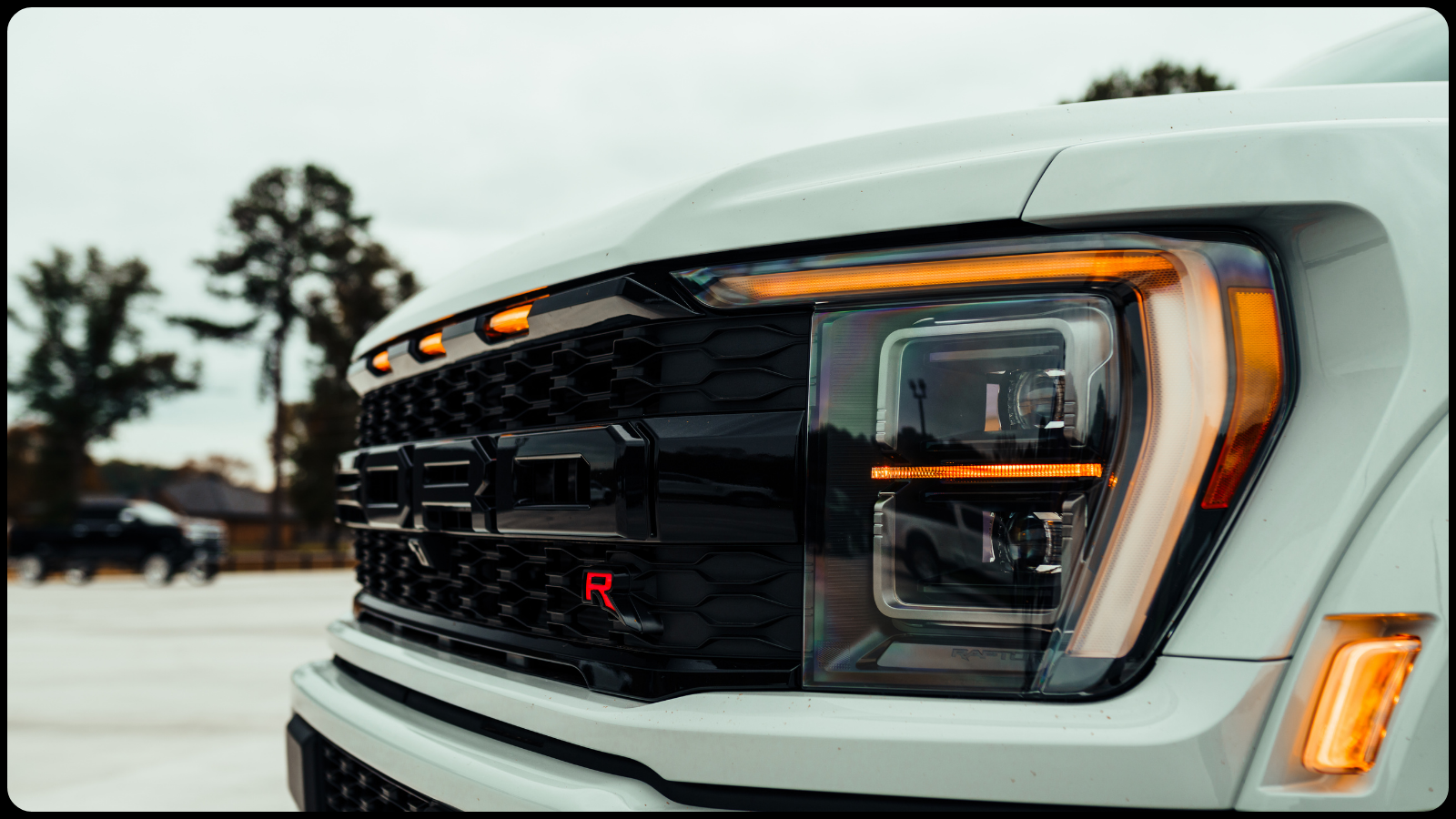 Close up image of a truck